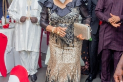 Mrs Giwa making a grand entrance into the hall